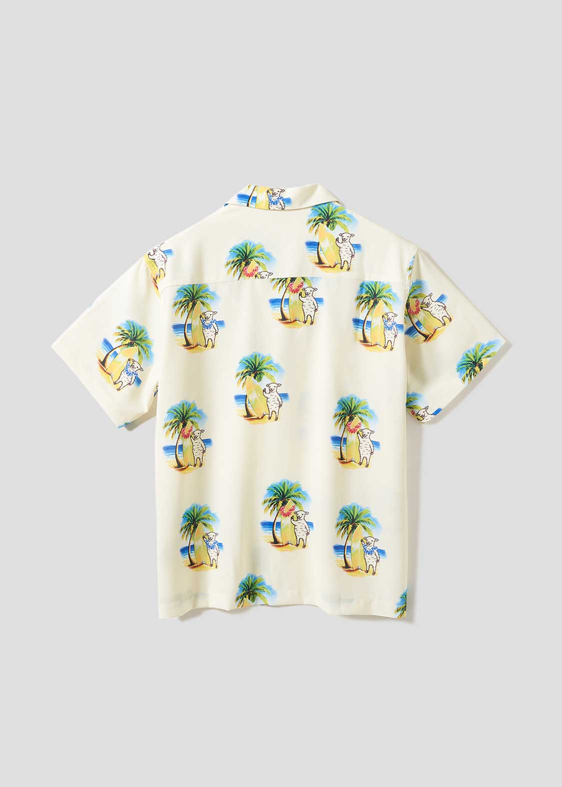 Lamb Chop Surf | Open Collar Aloha Shirt - Image 2