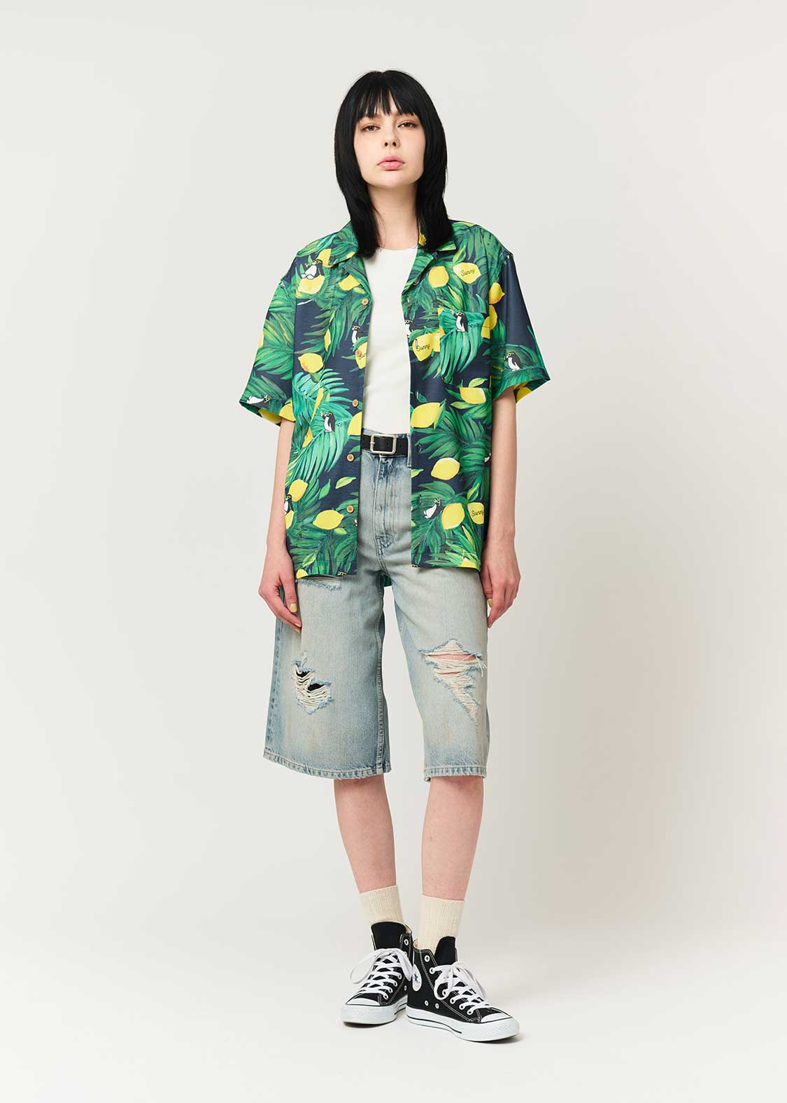 City Boy Penguin | Open Collar Aloha Shirt - Image 10