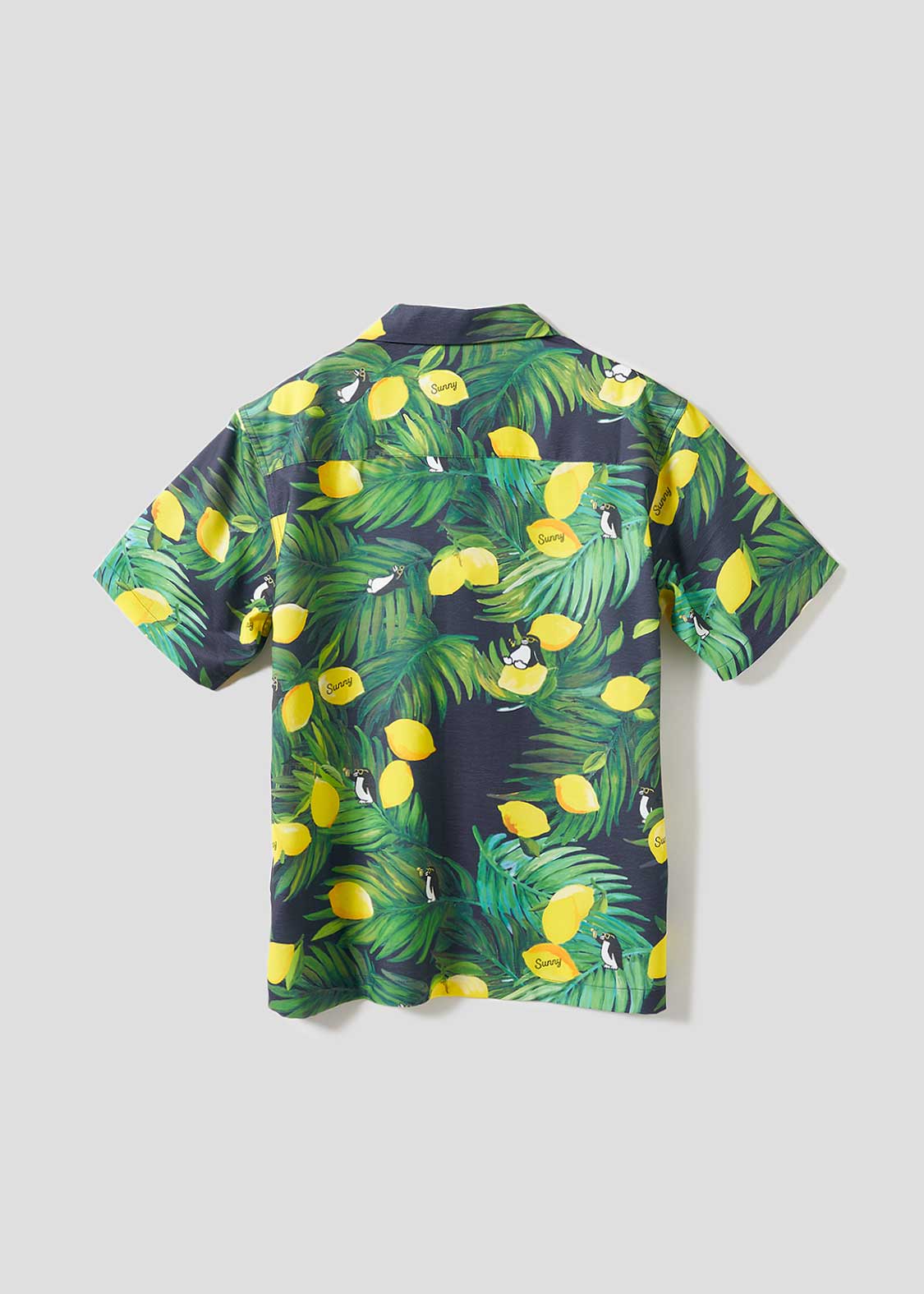 City Boy Penguin | Open Collar Aloha Shirt - Image 2