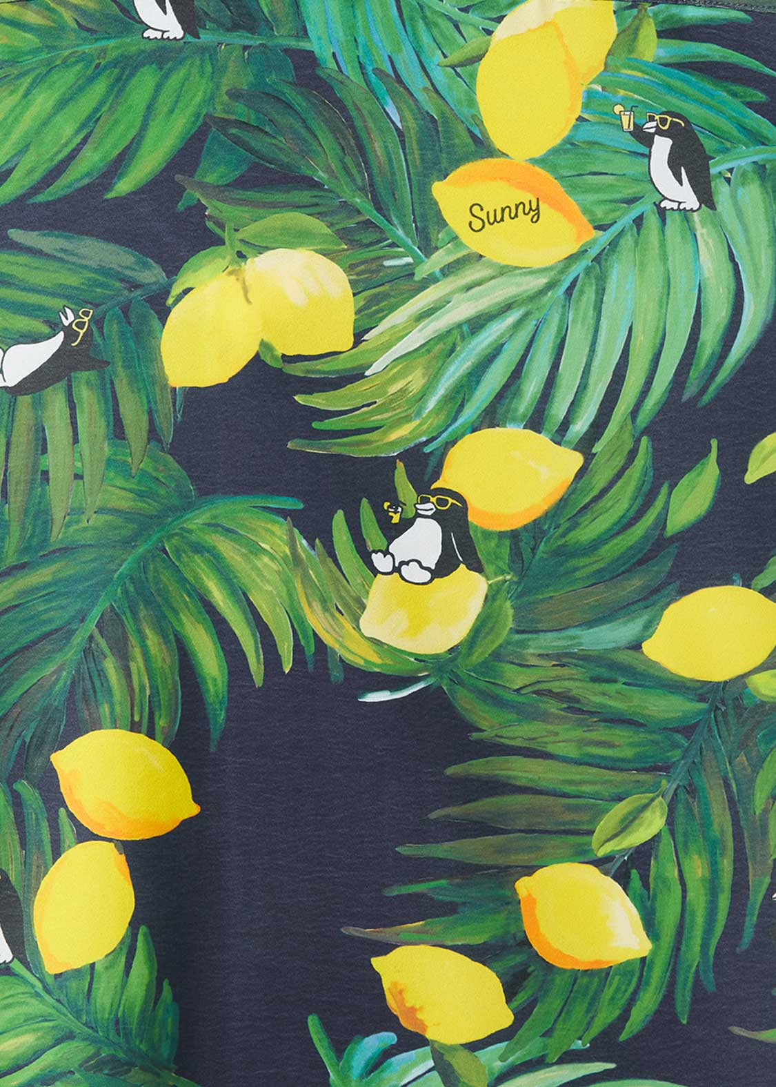 City Boy Penguin | Open Collar Aloha Shirt - Image 5