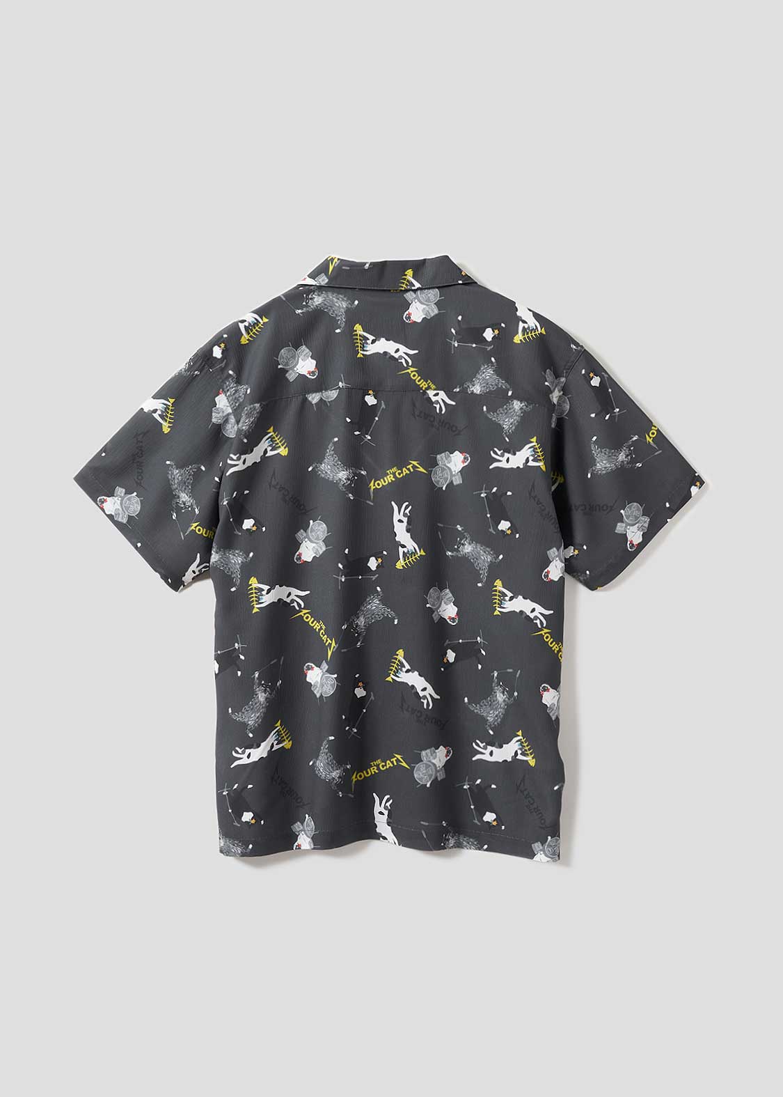 The Four Cats Band | Big Silhouette Open Collar Shirt - Image 2