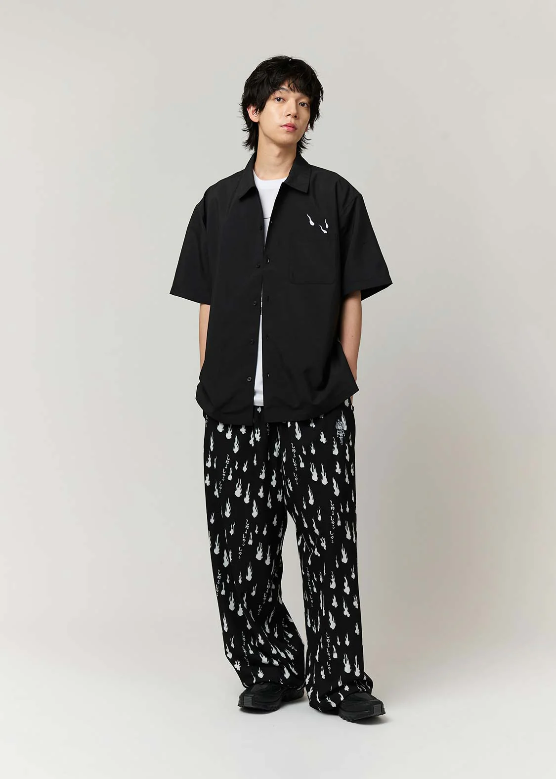 Shigeru Mizuki - Gashadokuro | Polytro Big Silhouette Short Sleeve Shirt - Image 7