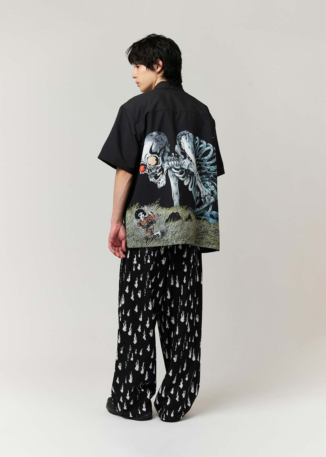 Shigeru Mizuki - Gashadokuro | Polytro Big Silhouette Short Sleeve Shirt - Image 8