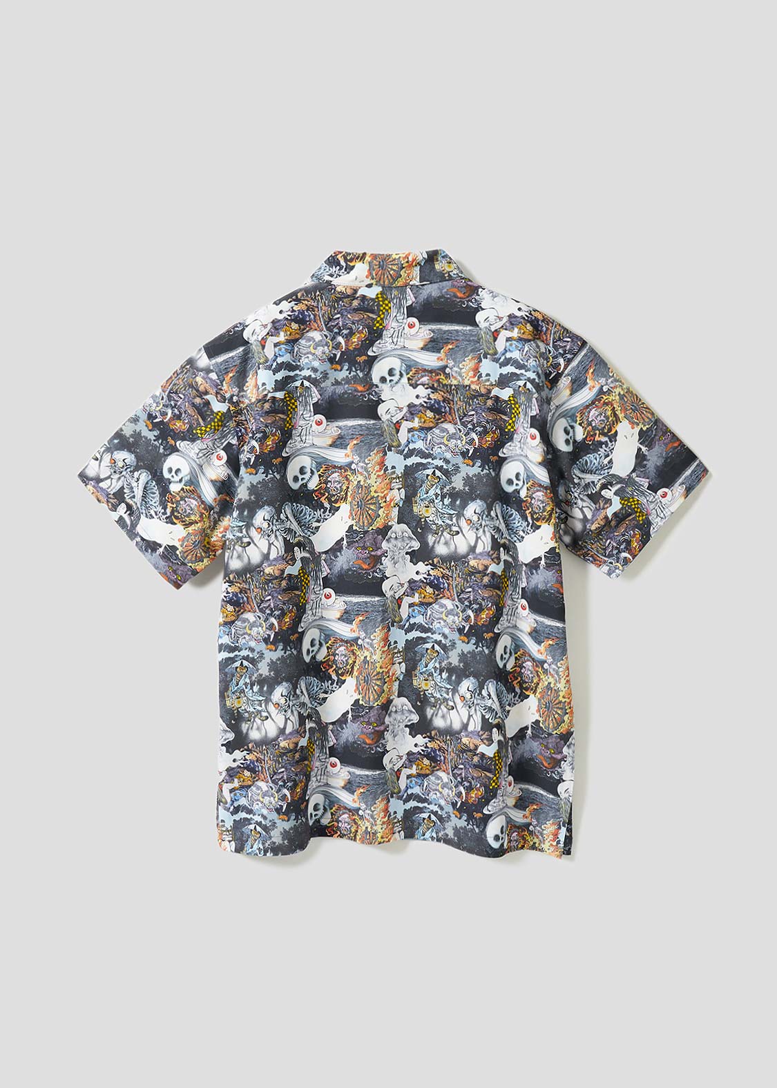 Shigeru Mizuki - Yokai All Stars | Big Silhouette Open Collar Shirt - Image 2