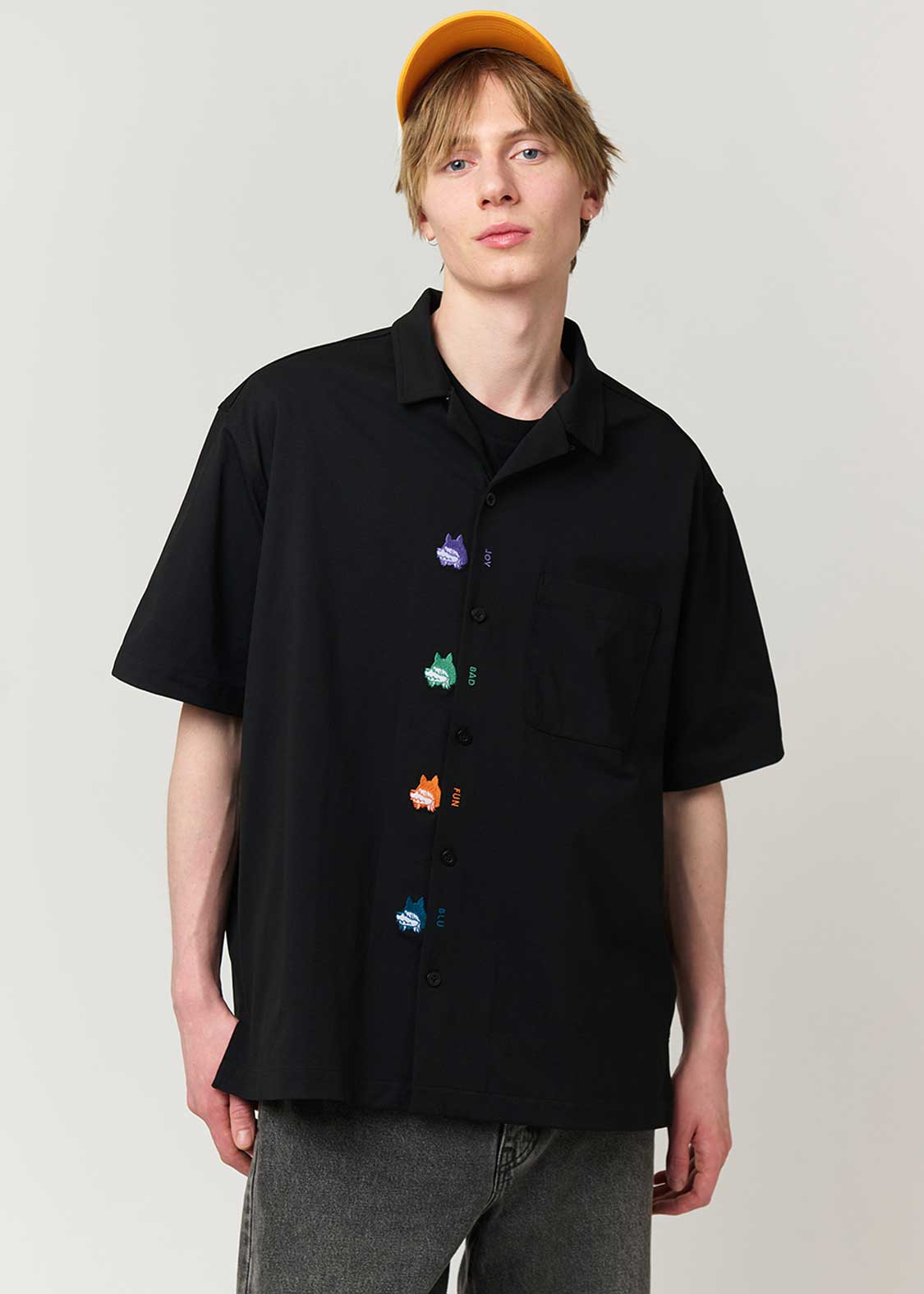 Shonen Wolf | Dry Big Silhouette Short Sleeve Shirt - Image 7