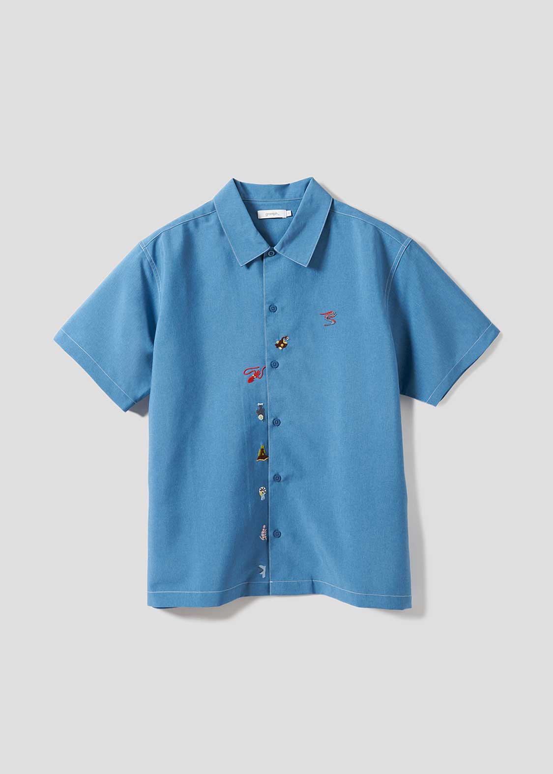Mysterious Animals | Big Silhouette Poly-Tro Short-Sleeved Shirt
