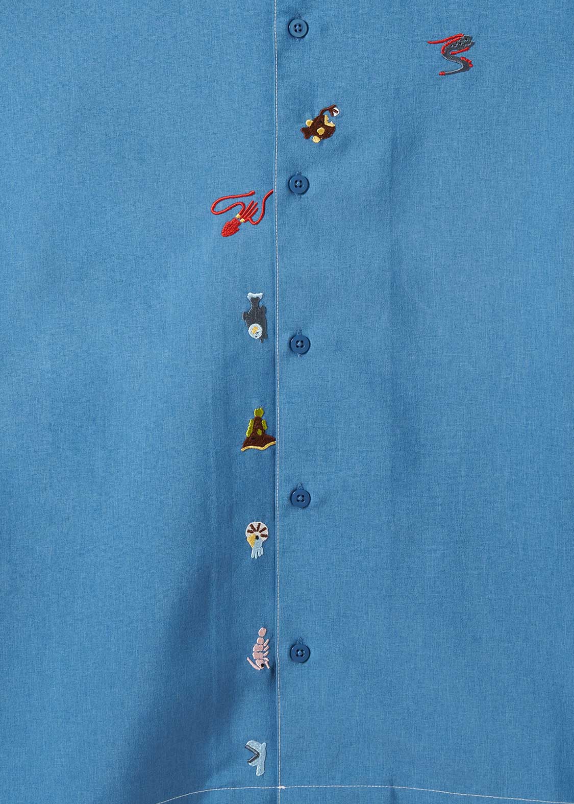 Mysterious Animals | Big Silhouette Poly-Tro Short-Sleeved Shirt - Image 4