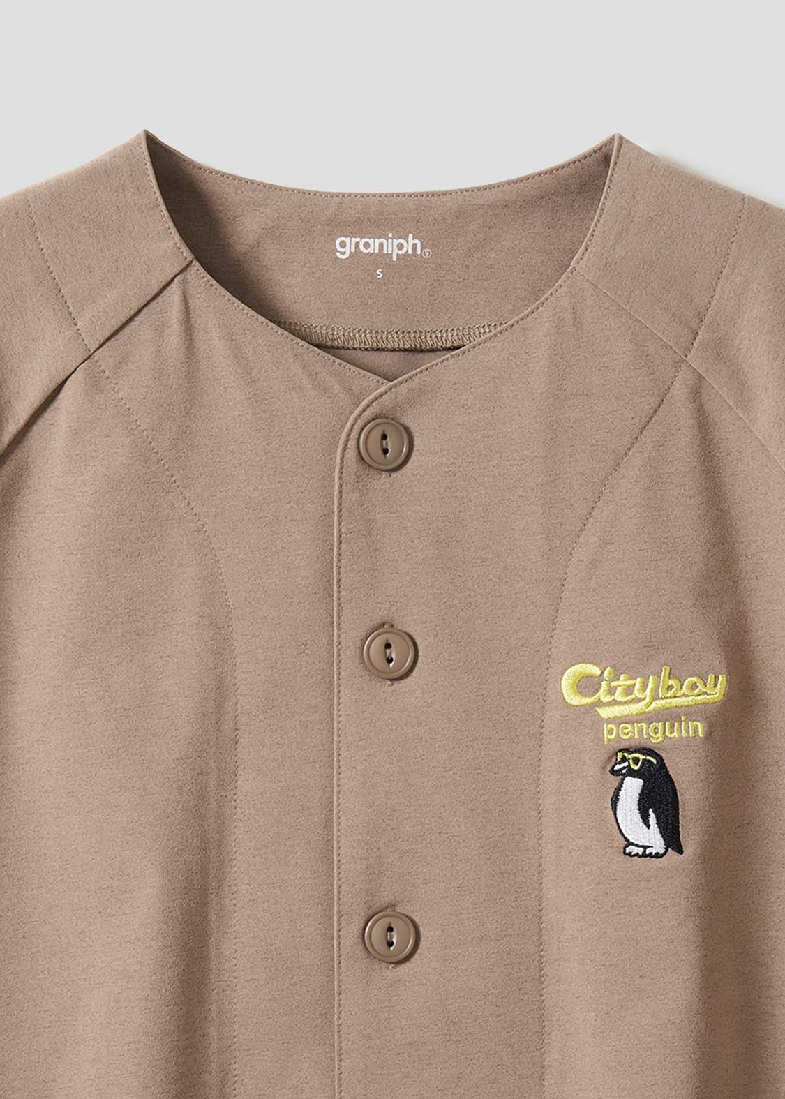 City Boy Penguin | Dry Baseball Shirt - Image 3