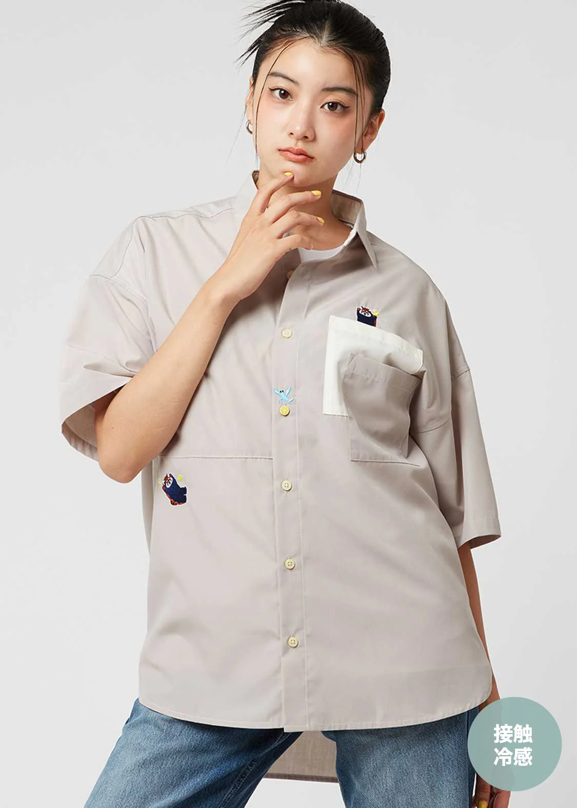 Ikaku Supai | Big Silhouette Short Sleeve Shirt - Image 9
