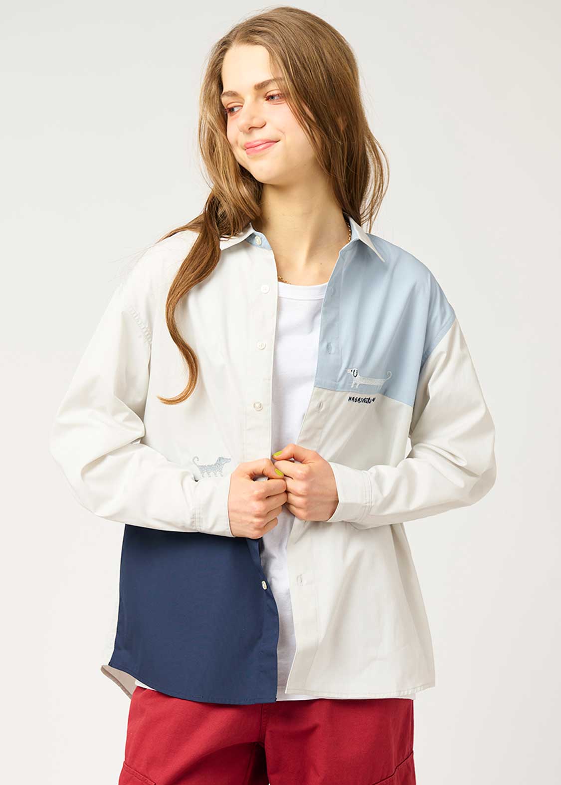 Loose Fit Long Sleeve Shirt (Nagasugiru Inu 2) - Image 10
