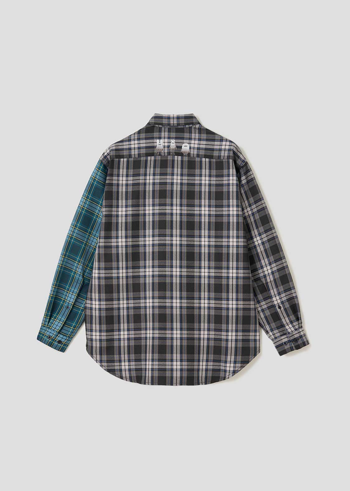 Beautiful Shadow Aliens | Loose Fit Check Shirt - Image 2
