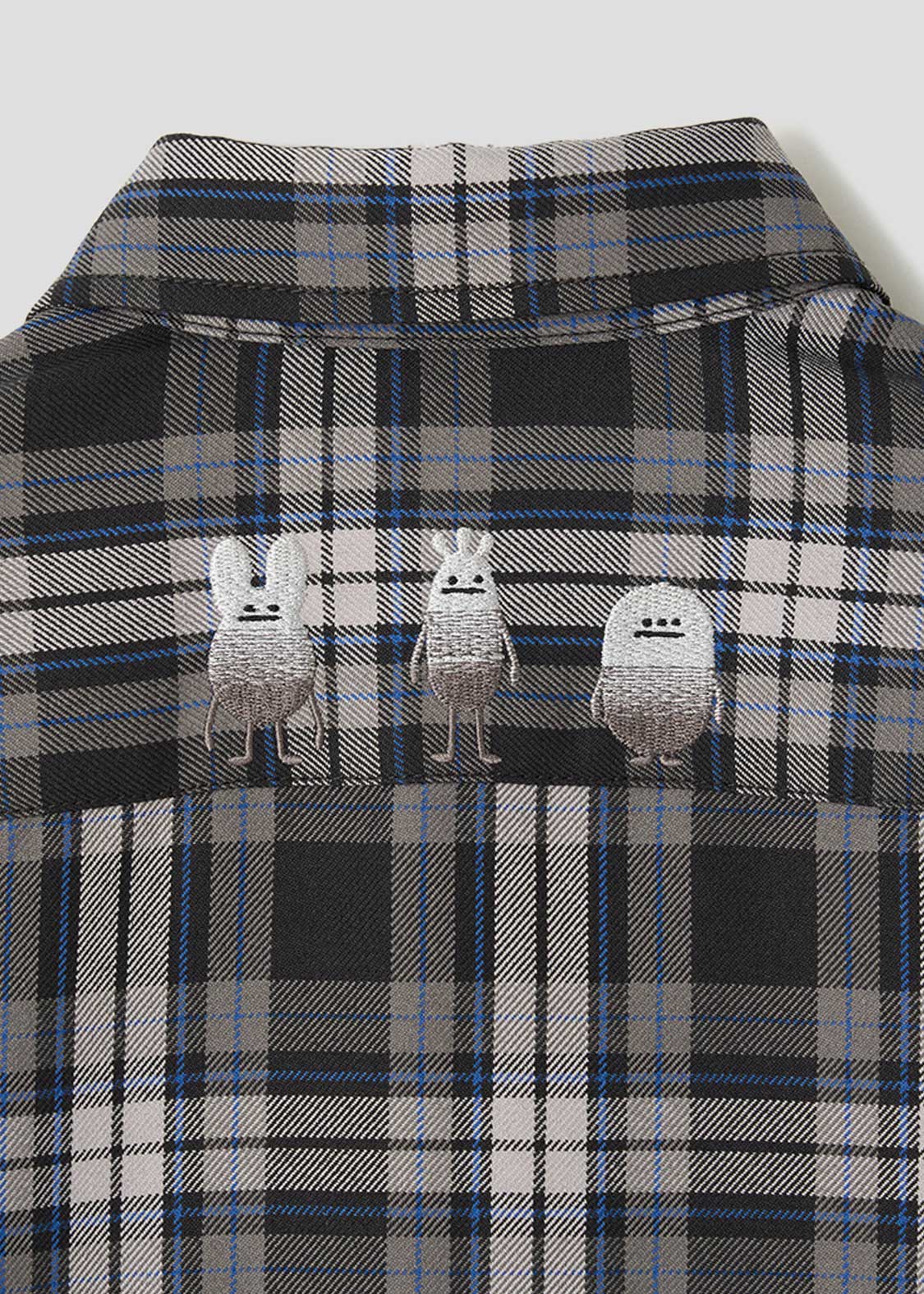 Beautiful Shadow Aliens | Loose Fit Check Shirt - Image 5