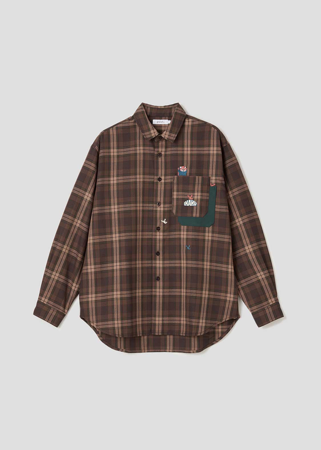Ikaku Crayfish | Loose Fit Check Shirt