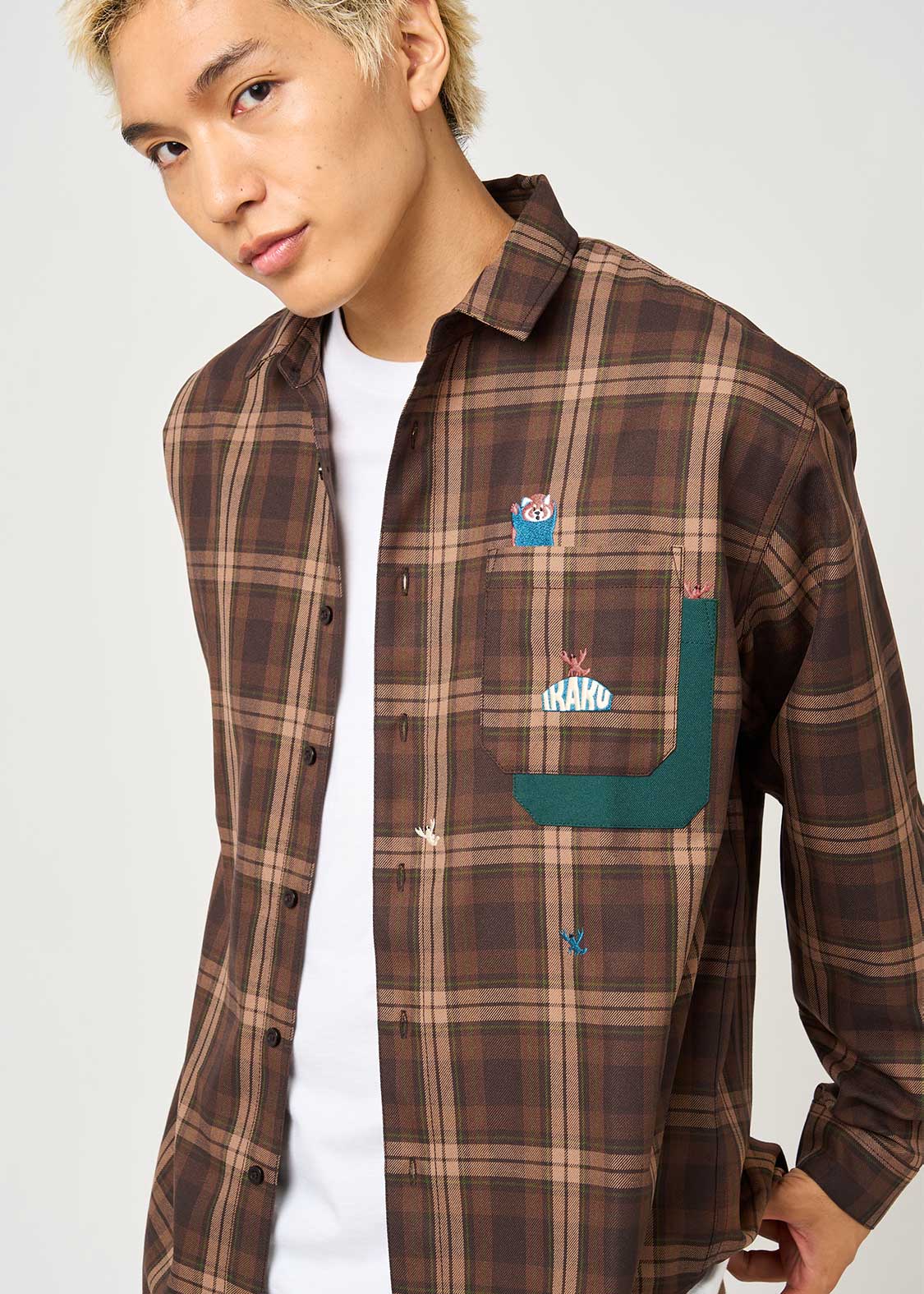 Ikaku Crayfish | Loose Fit Check Shirt - Image 6