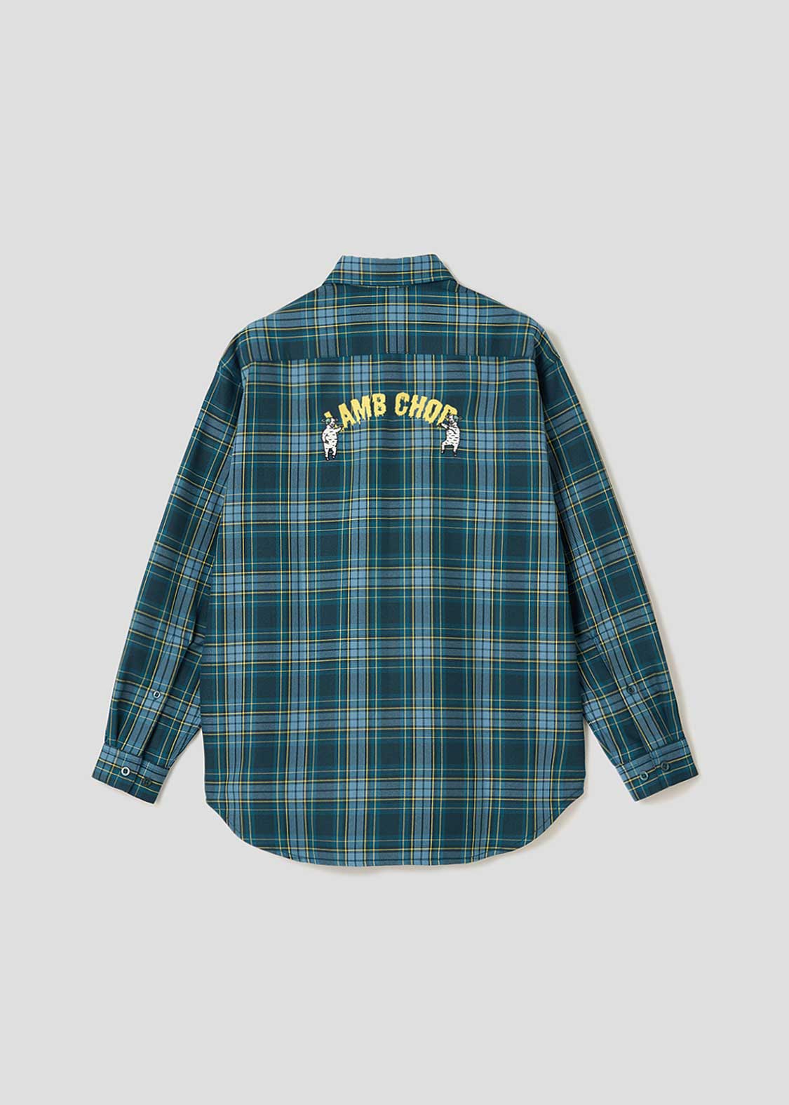 Lambchop Horror Dance | Loose Fit Check Shirt - Image 2