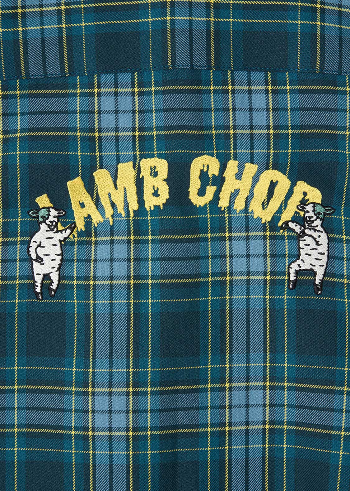 Lambchop Horror Dance | Loose Fit Check Shirt - Image 5