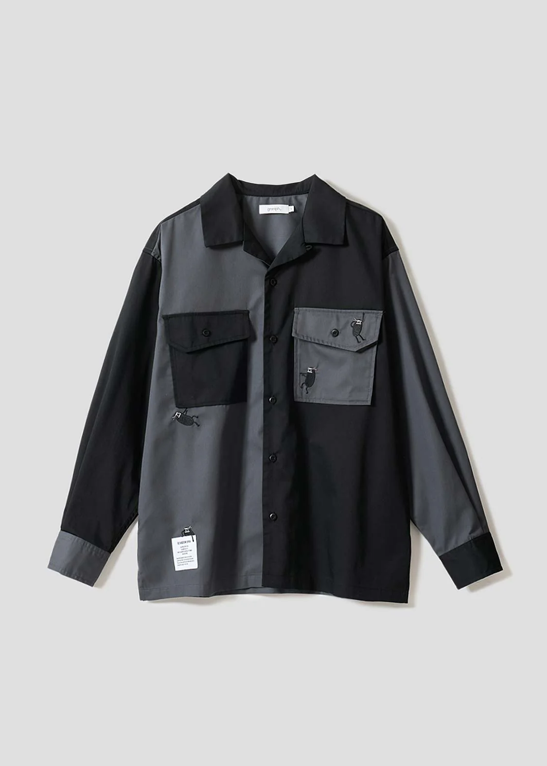 Beautiful Shadow Shinobi | Double Pocket Big Shirt - Image 2