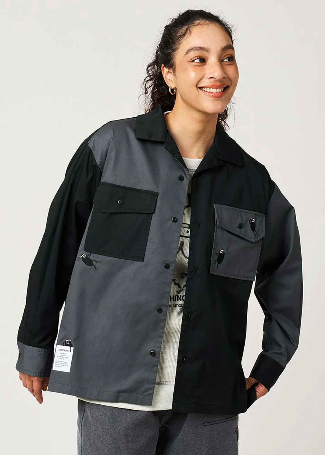 Beautiful Shadow Shinobi | Double Pocket Big Shirt - Image 6
