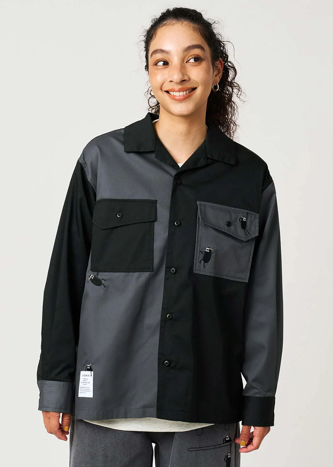 Beautiful Shadow Shinobi | Double Pocket Big Shirt - Image 9