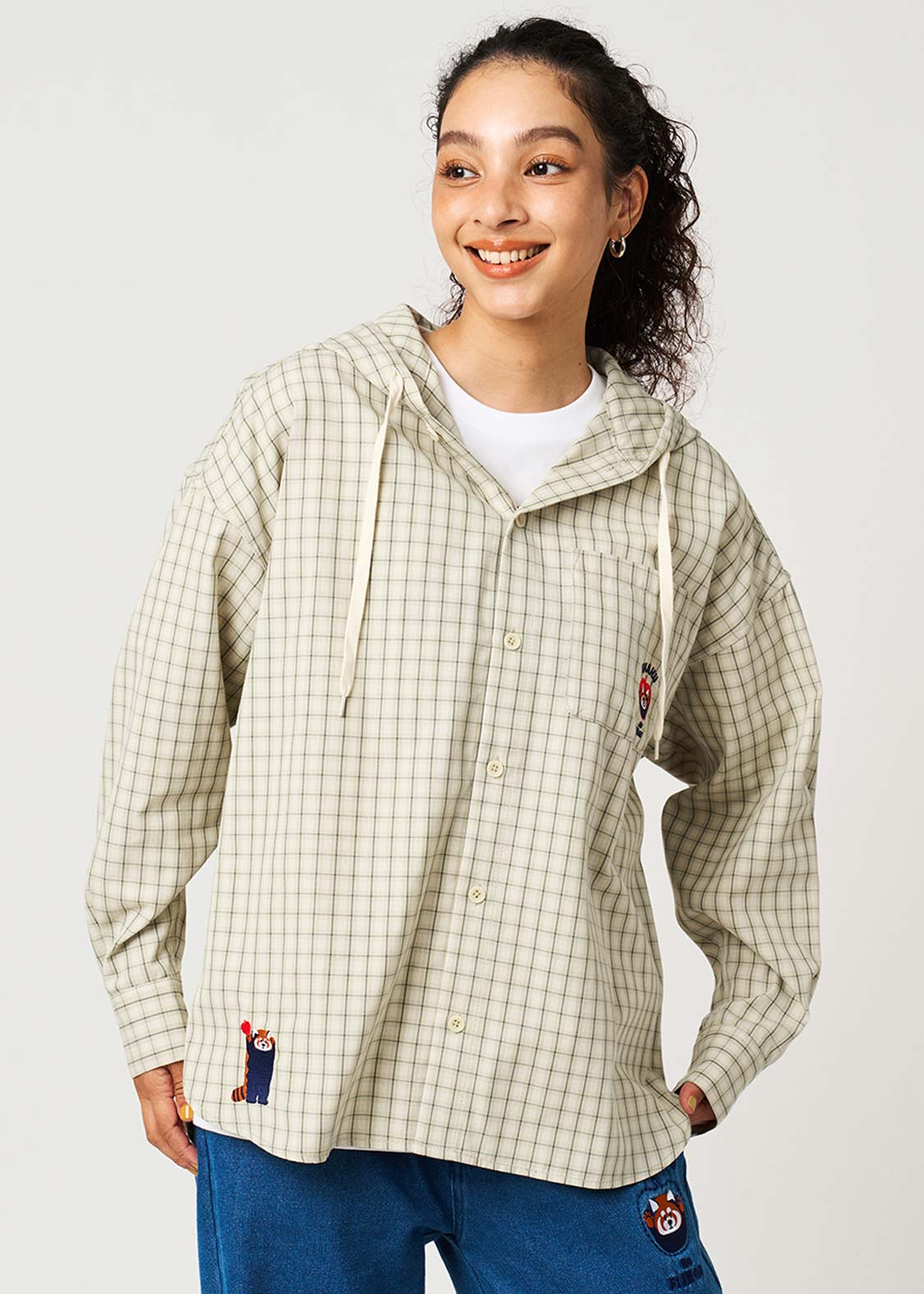 Ikaku Noringo | Big Hooded Shirt - Image 6