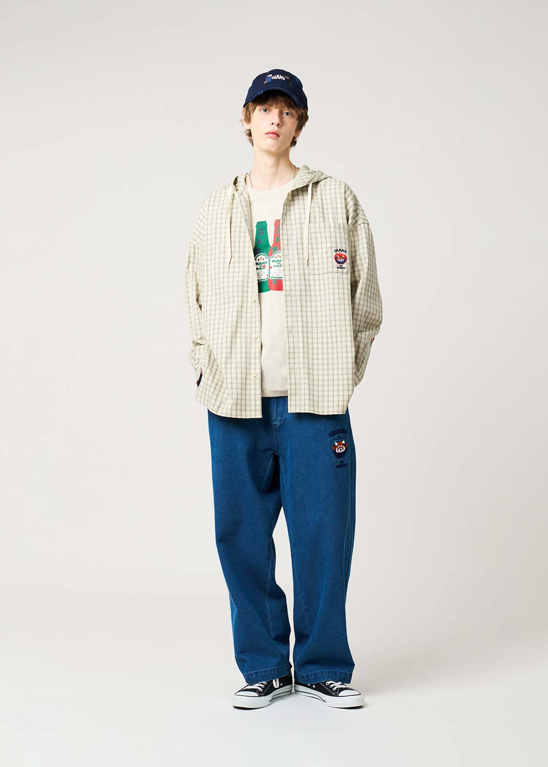 Ikaku Noringo | Big Hooded Shirt - Image 8