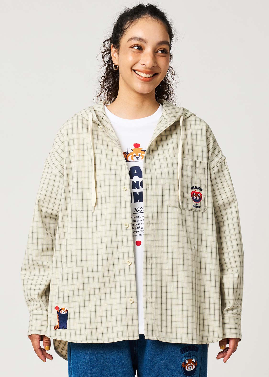 Ikaku Noringo | Big Hooded Shirt - Image 9