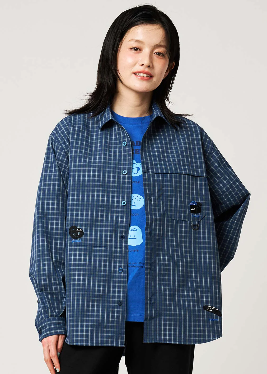 Beautiful Shadow Bakery | Loose-Fitting Shirt With Contrasting Stripes - Image 9