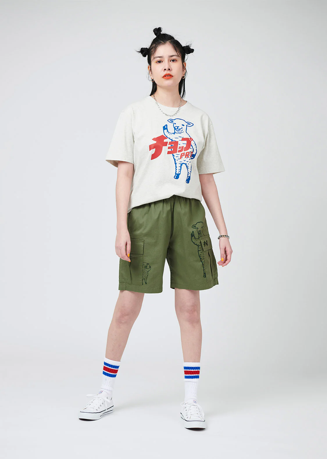 Cargo Short Pants　 (Lamb Chop) - Image 10