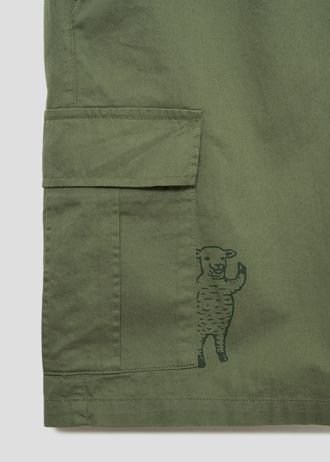 Cargo Short Pants　 (Lamb Chop) - Image 5