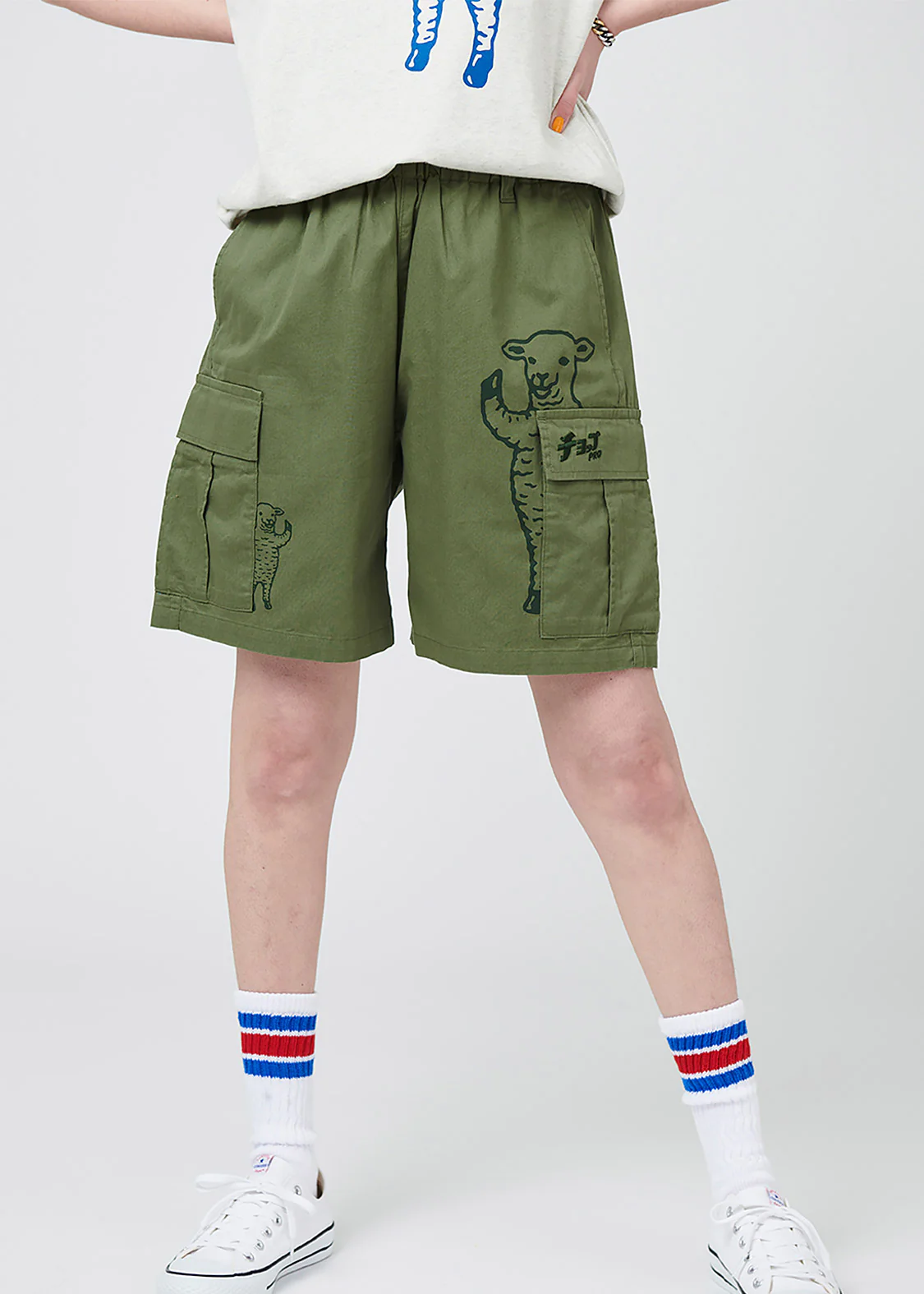Cargo Short Pants　 (Lamb Chop) - Image 7