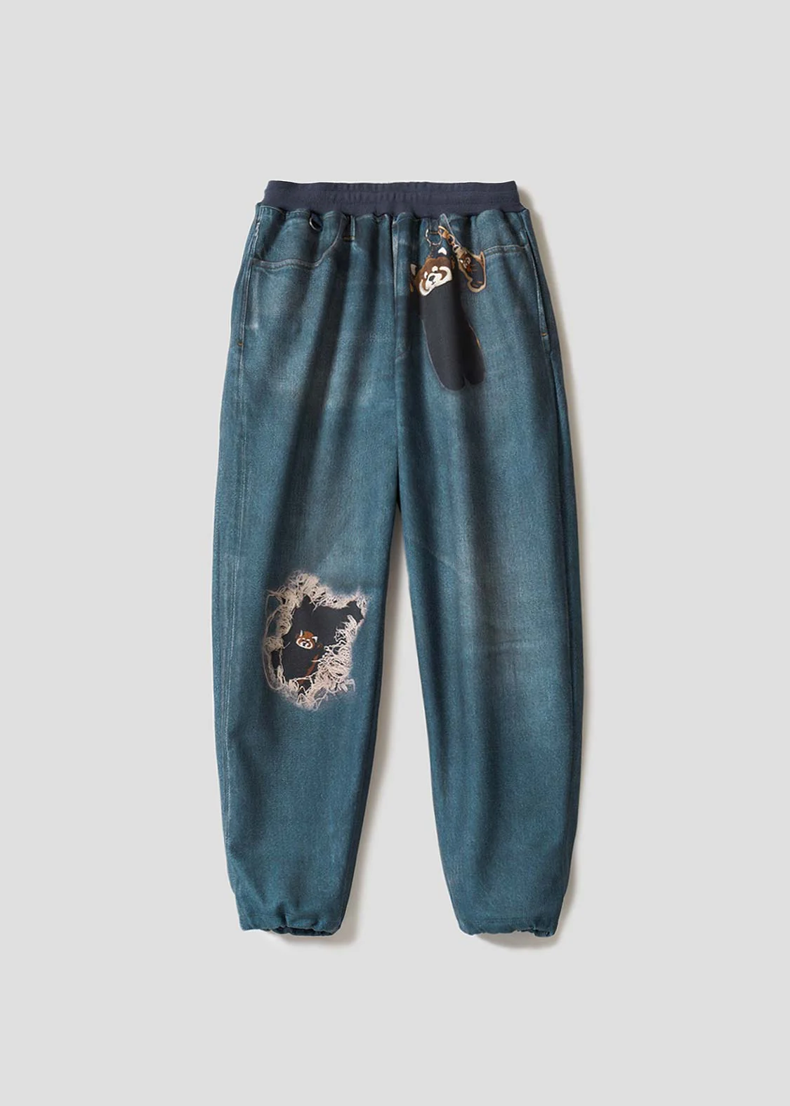 Ikaku | Faux Denim Sweatpants