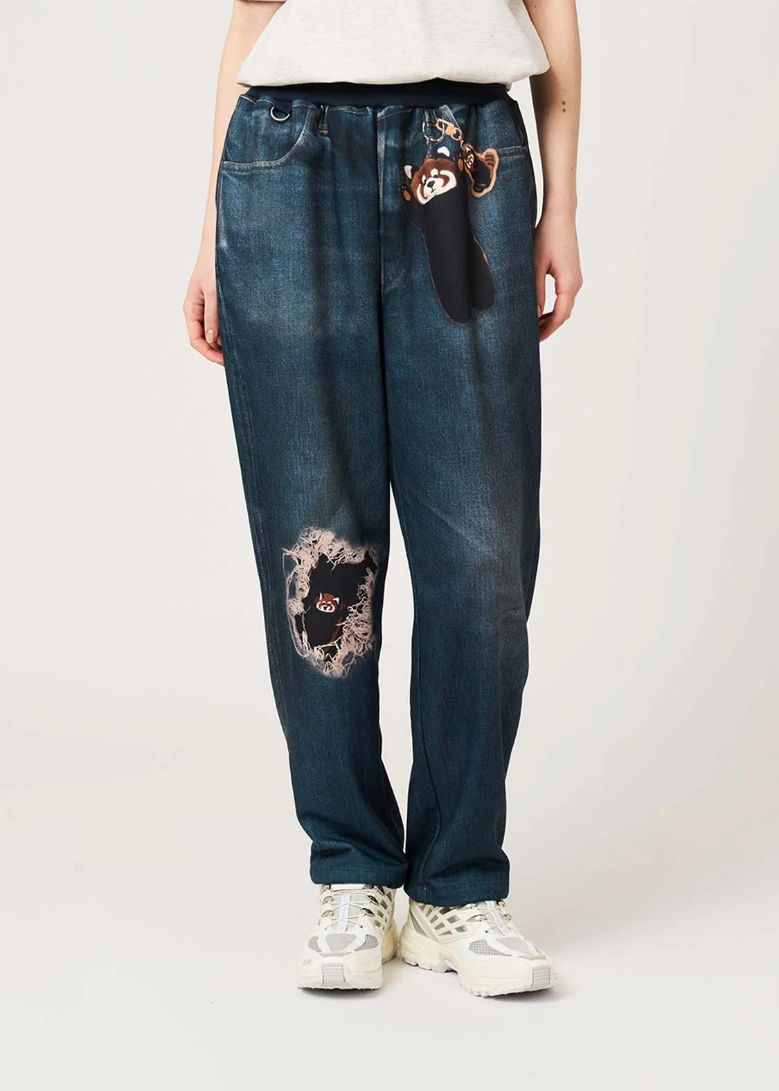 Ikaku | Faux Denim Sweatpants - Image 9