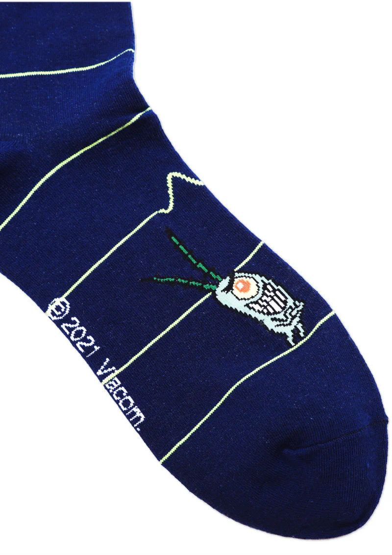 SpongeBob SquarePants Long Socks (SpongeBob SquarePants_Karen Striped Pattern) - Image 6