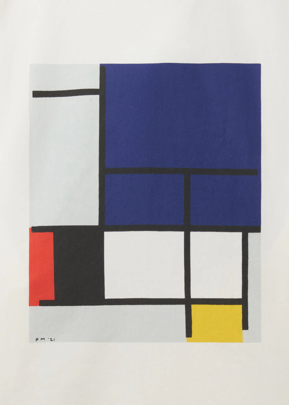 Piet Mondrian Shirts Coat (Piet Mondrian_Composition 1921 B) - Image 5