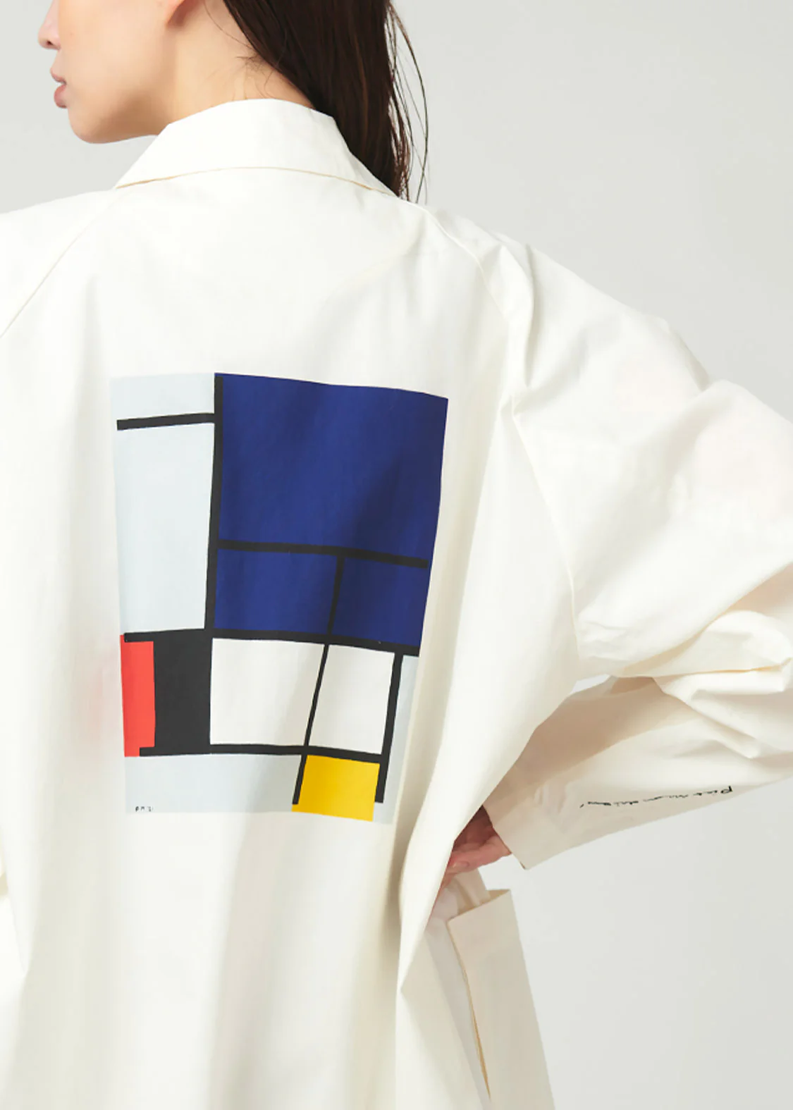 Piet Mondrian Shirts Coat (Piet Mondrian_Composition 1921 B) - Image 7