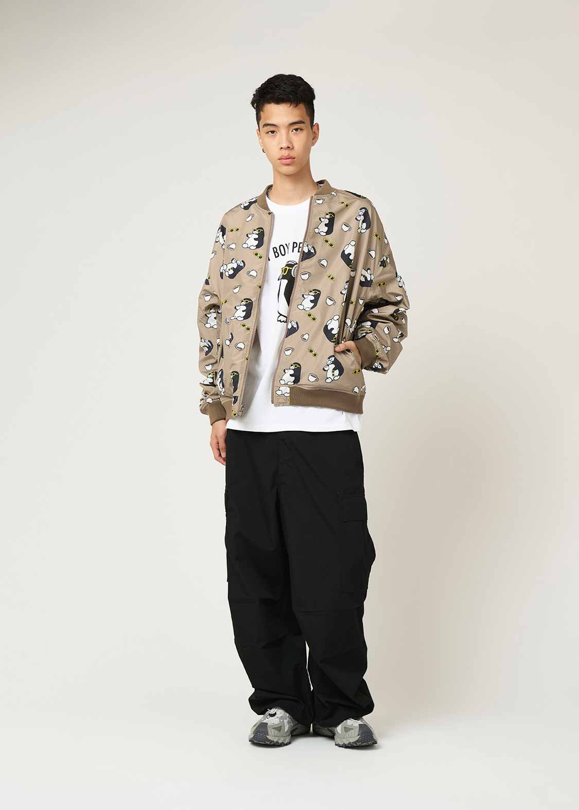 Reversible MA1 (City boy Penguin Coffee Time) - Image 9