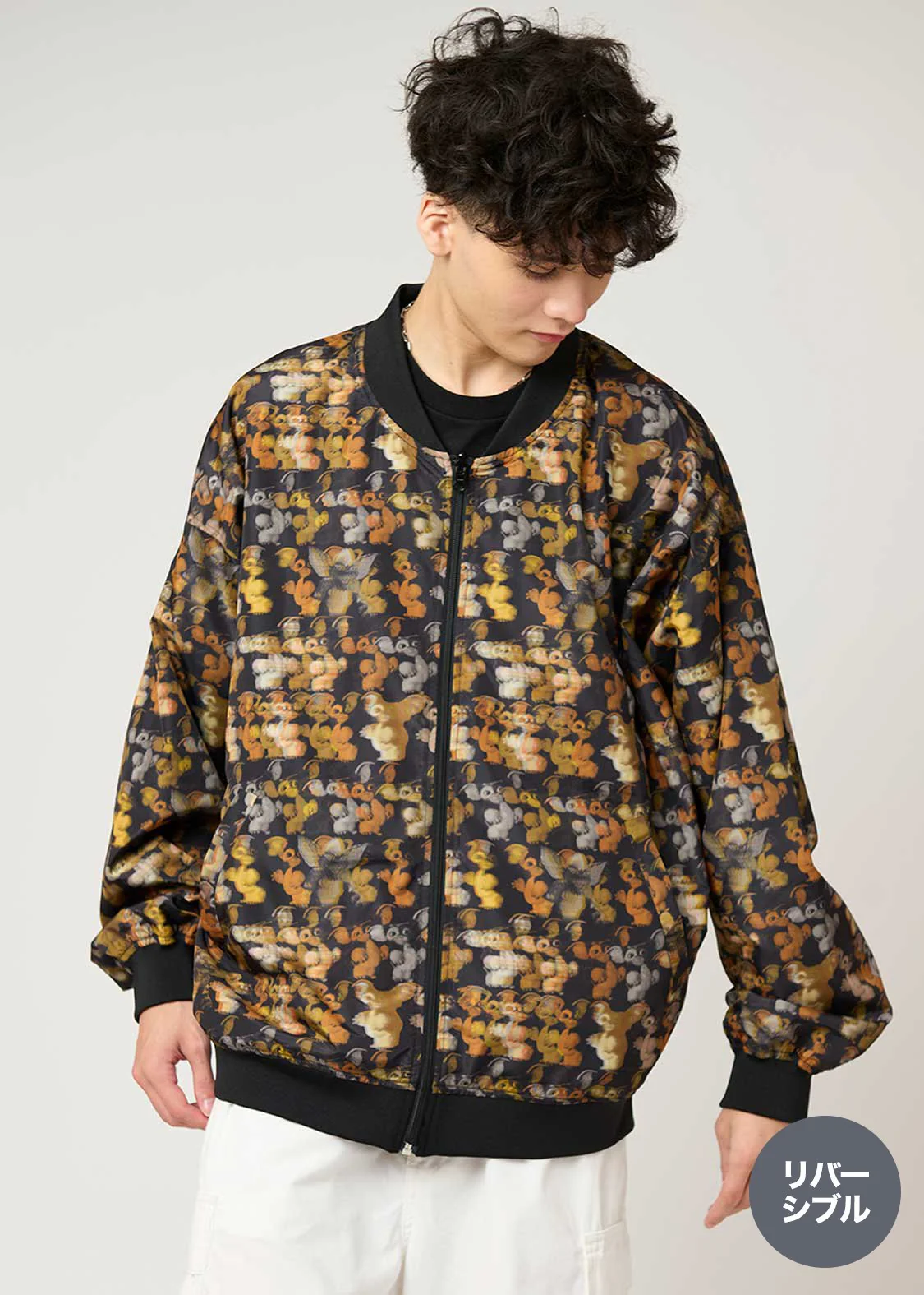 GREMLINS Drop Shoulder Reversible Blouson (GREMLINS_Gizmo Helmet) - Image 8