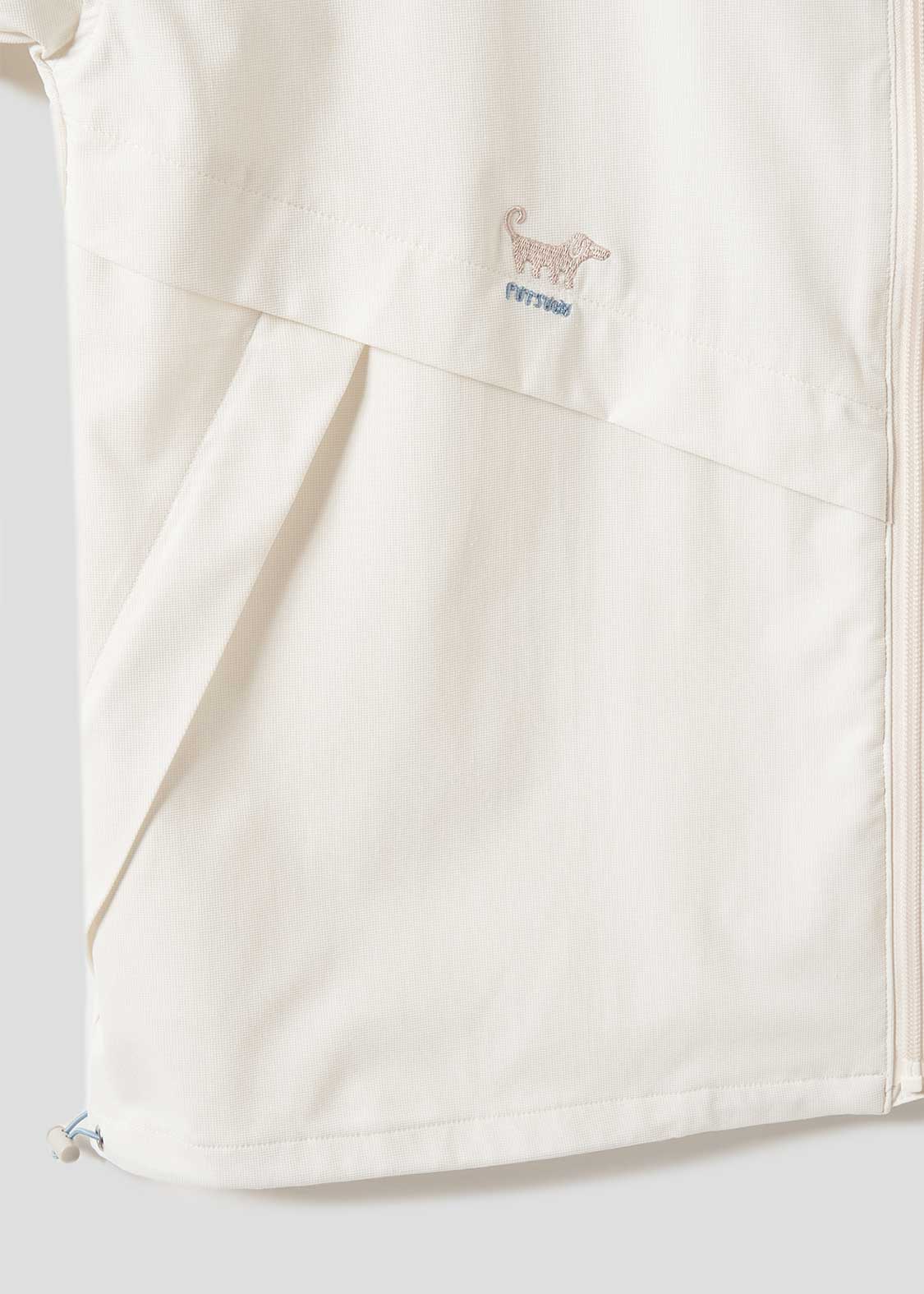 Nagasugiru Inu | Water-Repellent Zip Hoodie - Image 4