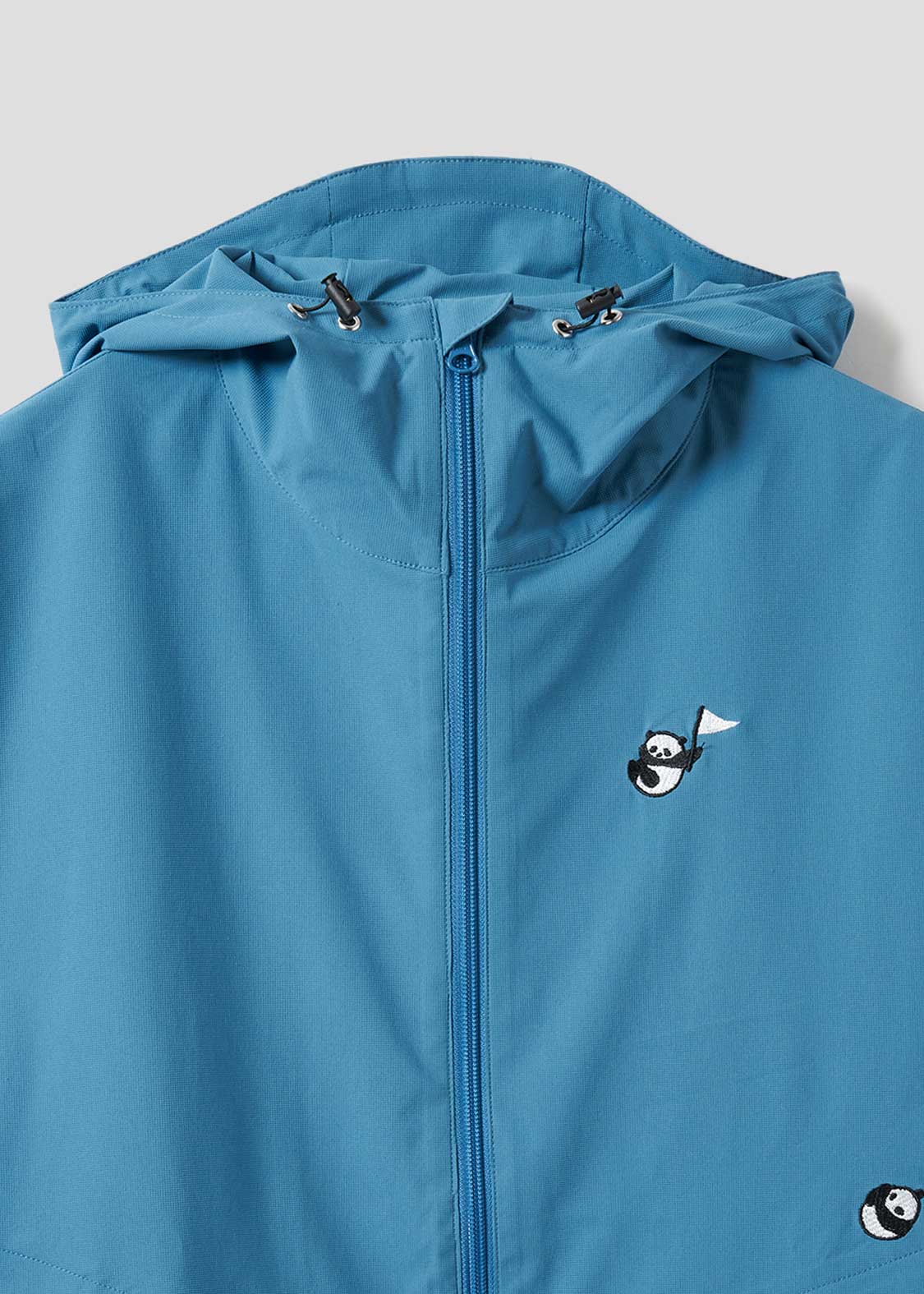 Rolling Pandas Symbolic | Water-Repellent Zip Hoodie - Image 3