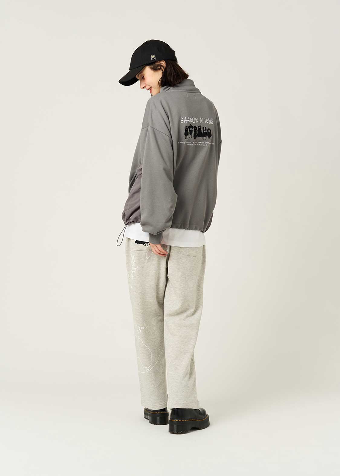 Beautiful Shadow Aliens | Fleece Stand-Up Zip Blouson - Image 10