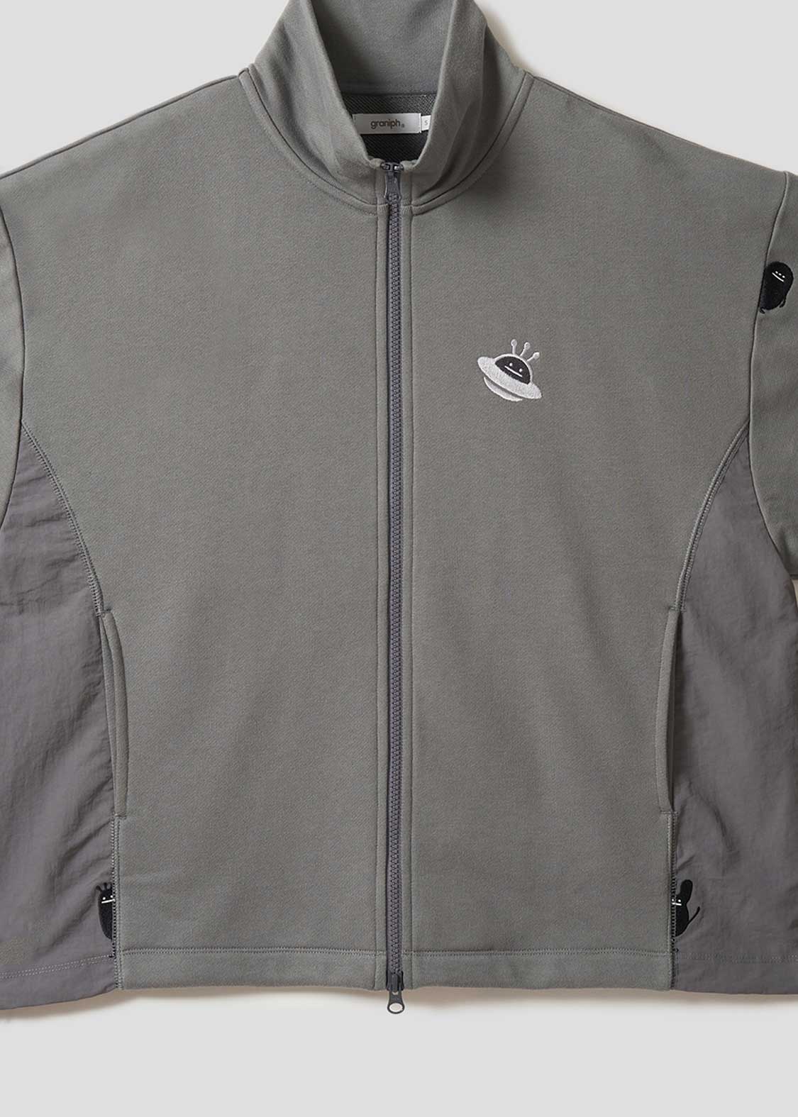 Beautiful Shadow Aliens | Fleece Stand-Up Zip Blouson - Image 4