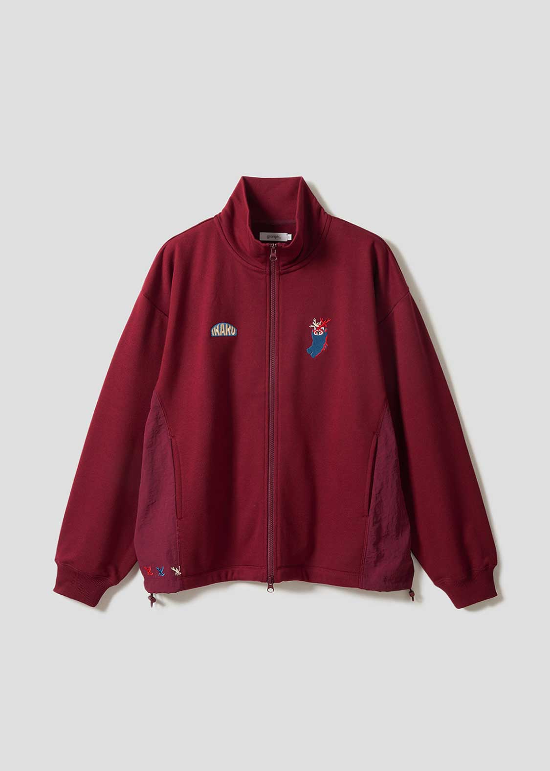 Ikaku Crayfish | Fleece Stand-Up Zip Blouson - Image 2