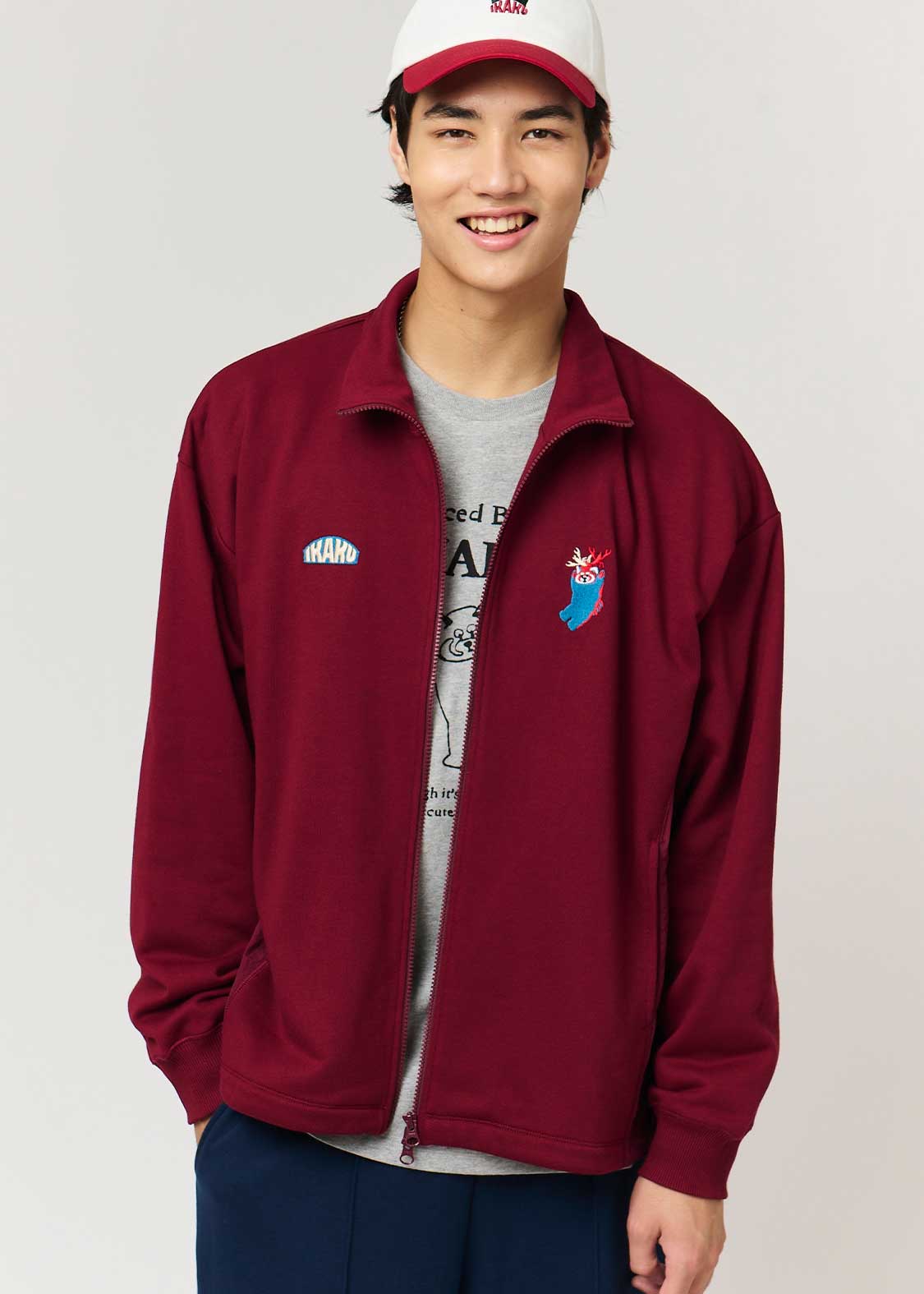 Ikaku Crayfish | Fleece Stand-Up Zip Blouson - Image 7