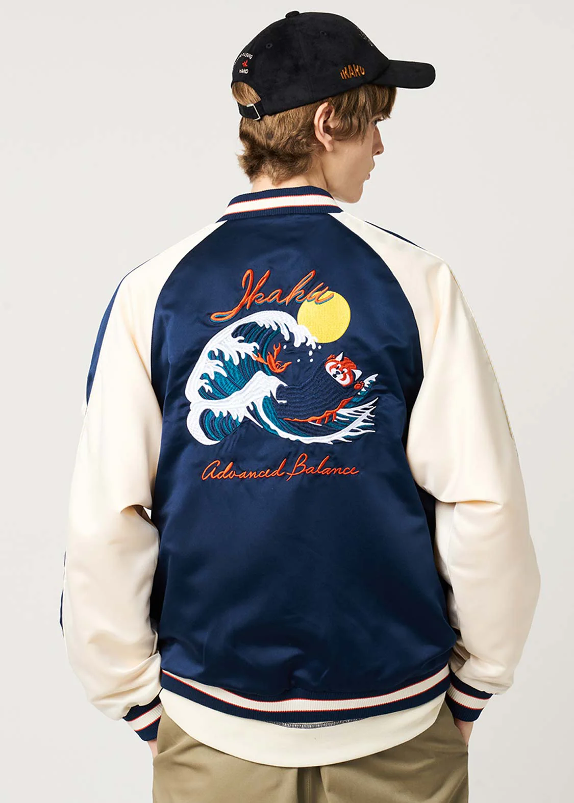 Ikaku Wave Landscape | Sukajan Jacket - Image 7