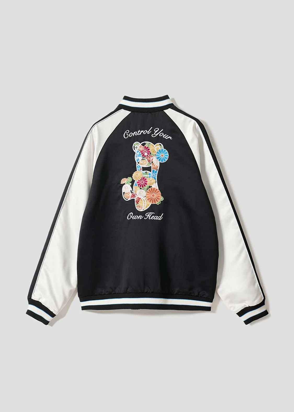 Japanese Flower Control Bear | Sukajan Jacket
