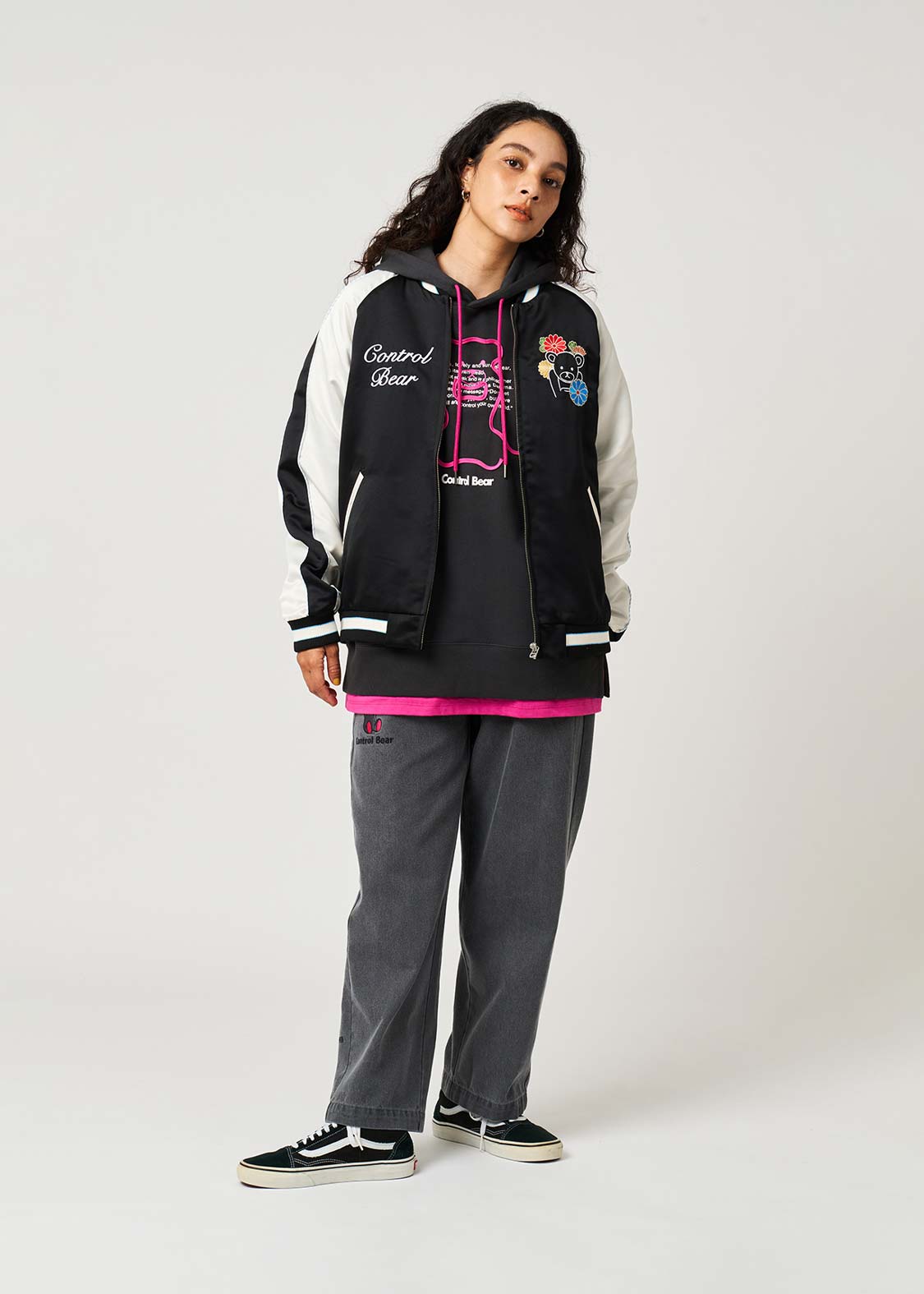 Japanese Flower Control Bear | Sukajan Jacket - Image 10