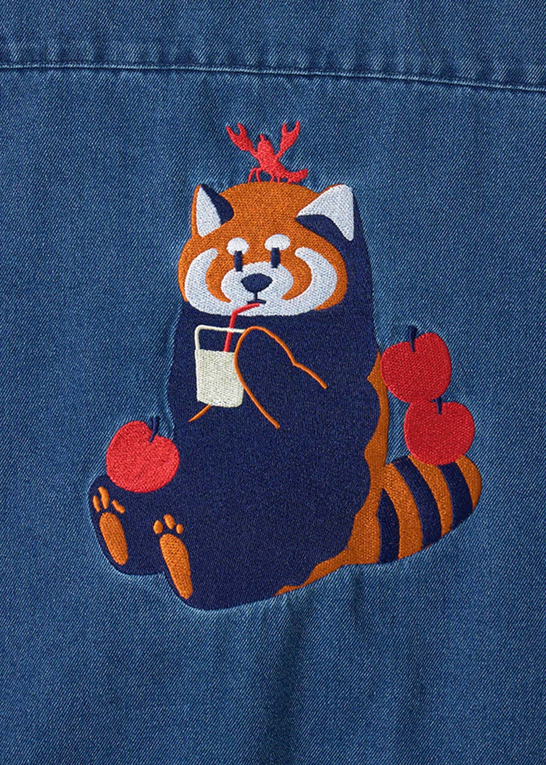 Ikaku Noringo | Denim Zip Blouson - Image 3