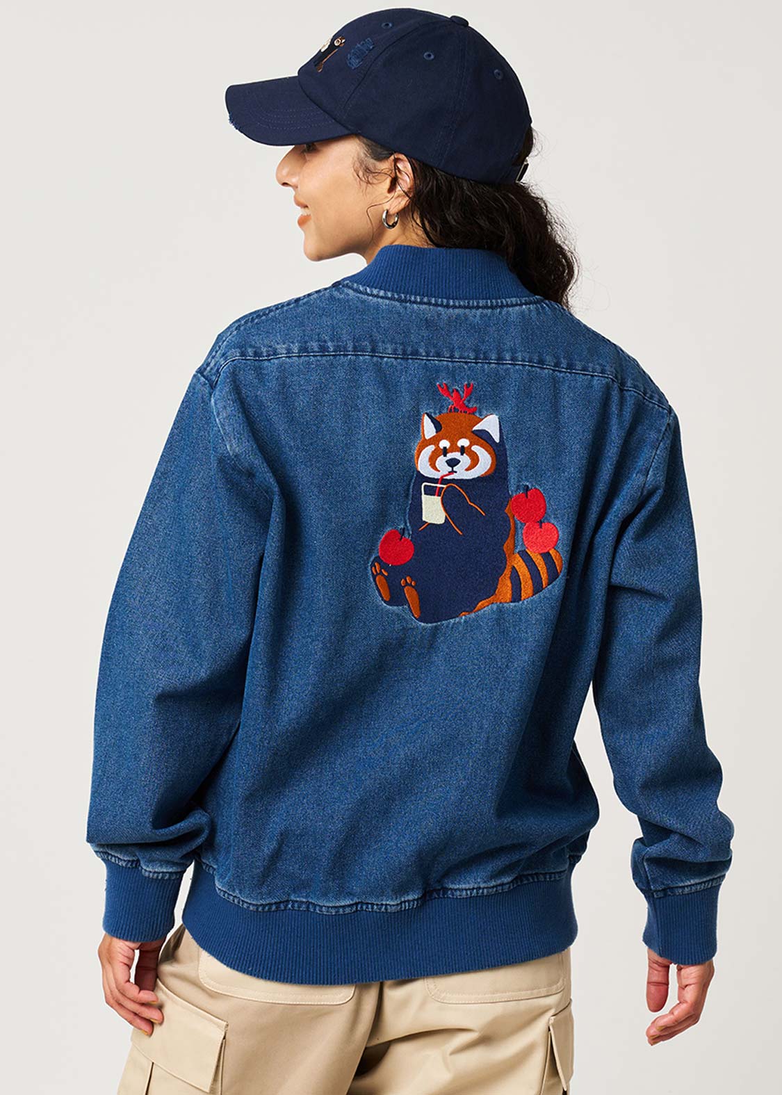Ikaku Noringo | Denim Zip Blouson - Image 9