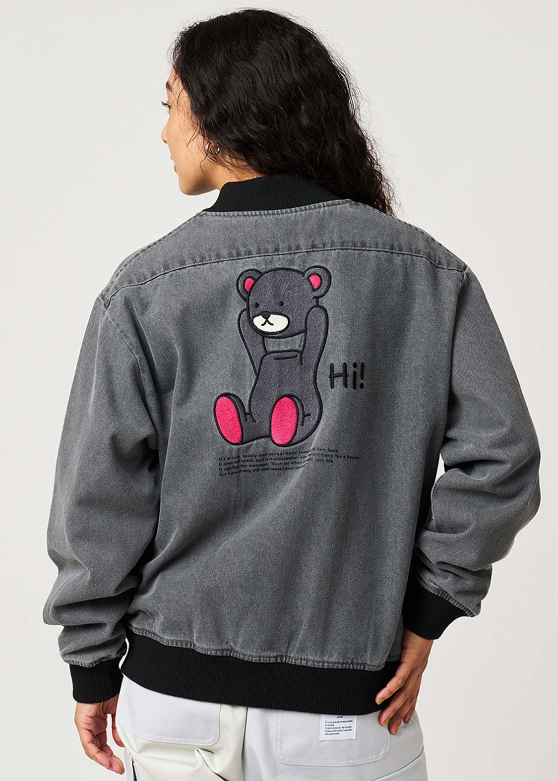 Control Bear | Denim Zip Blouson - Image 6