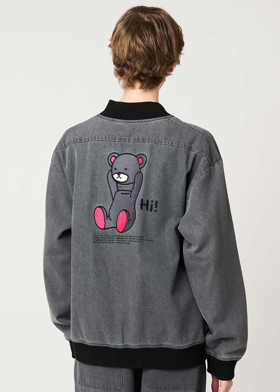 Control Bear | Denim Zip Blouson - Image 7